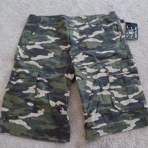 New True Religion Camo Shorts